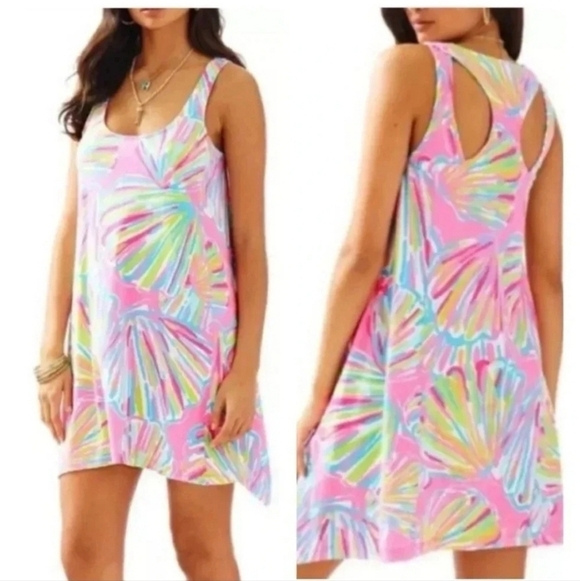 Lilly Pulitzer Dresses & Skirts - LILLY PULITZER Monterey Swing Dress neon pink pout Shellabrate